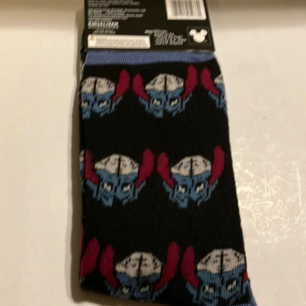 Disney Casual Socks‎ Black and Blue Eeyore Design